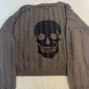 skull cashmere sweater